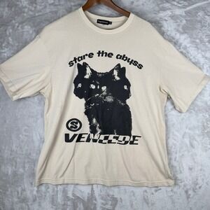 Stare the Abyss Streetwear Hip Hop Hydra Cat Gothic  Size XL